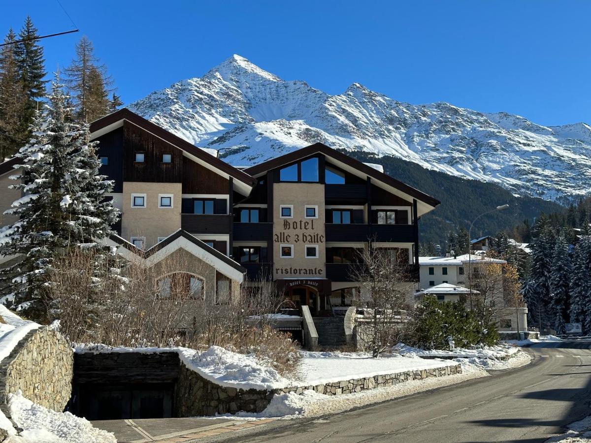 Hotel Alle Tre Baite Santa Caterina Valfurva Dış mekan fotoğraf